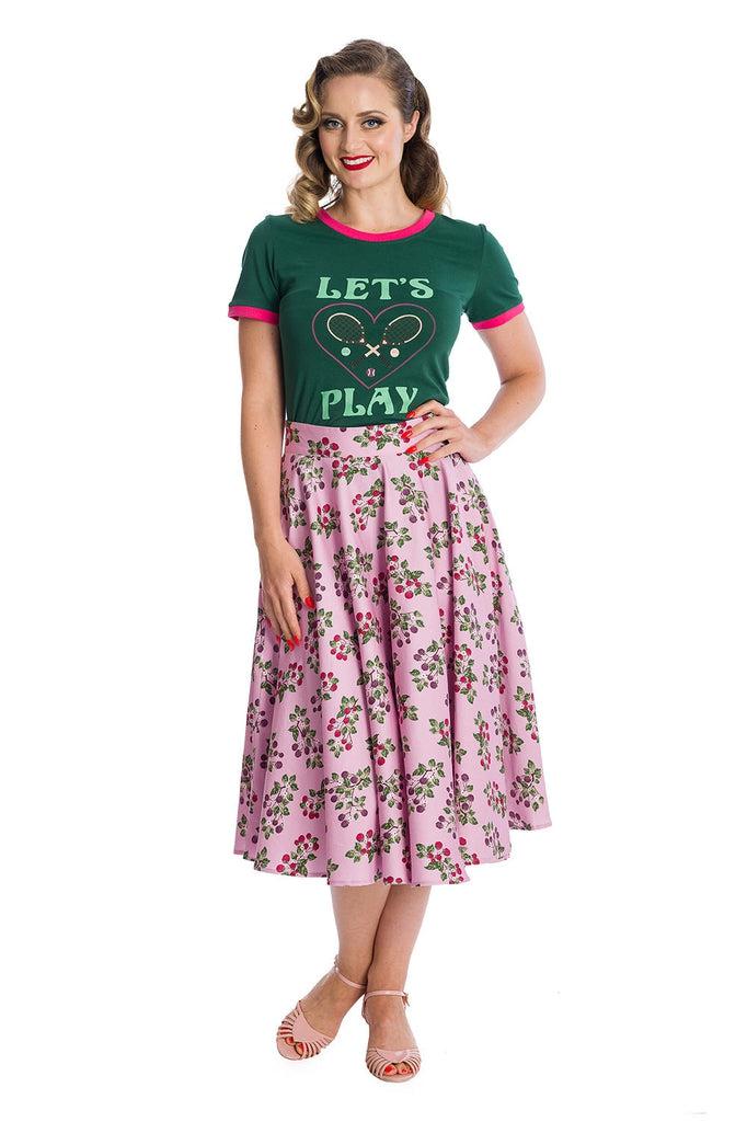 Summer Berry Skirt-Banned-Dark Fashion Clothing