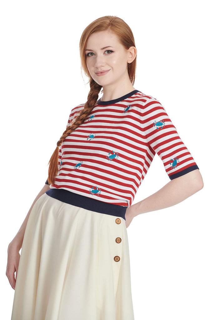 Summer Shell Crab Jumper-Banned-Dark Fashion Clothing