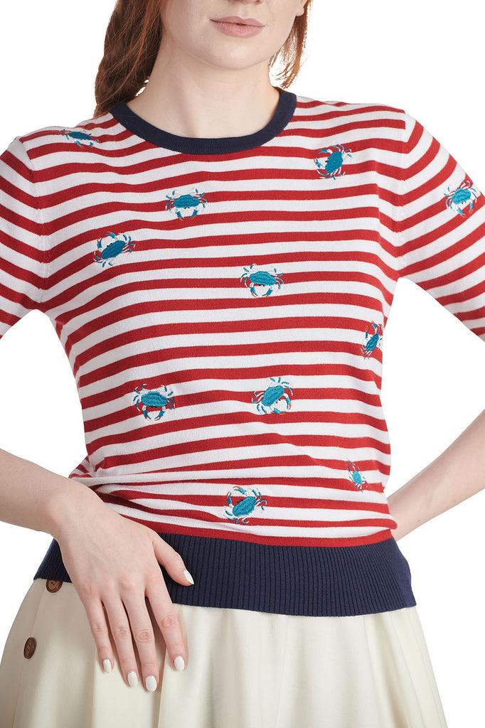 Summer Shell Crab Jumper-Banned-Dark Fashion Clothing