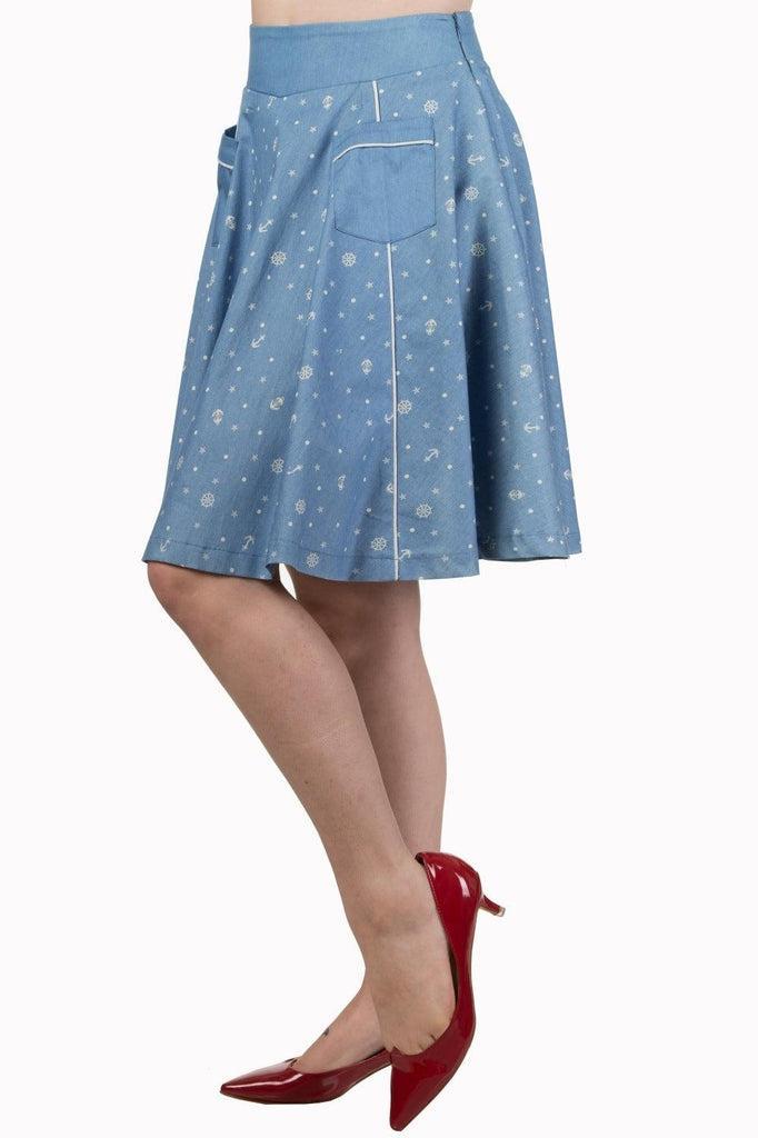 Sweet Talker Skirt-Banned-Dark Fashion Clothing