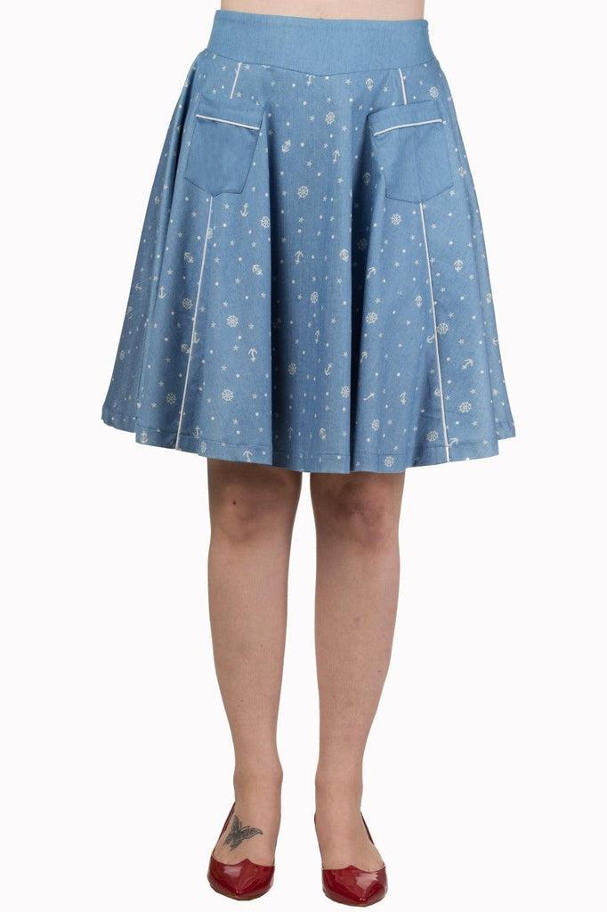 Sweet Talker Skirt-Banned-Dark Fashion Clothing