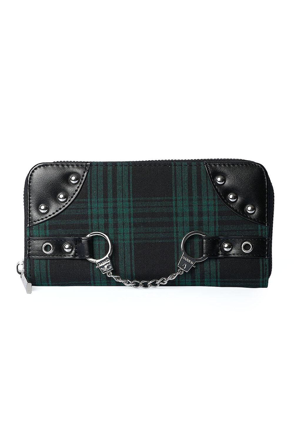 Tartan Handcuff Wallet-Banned-Dark Fashion Clothing