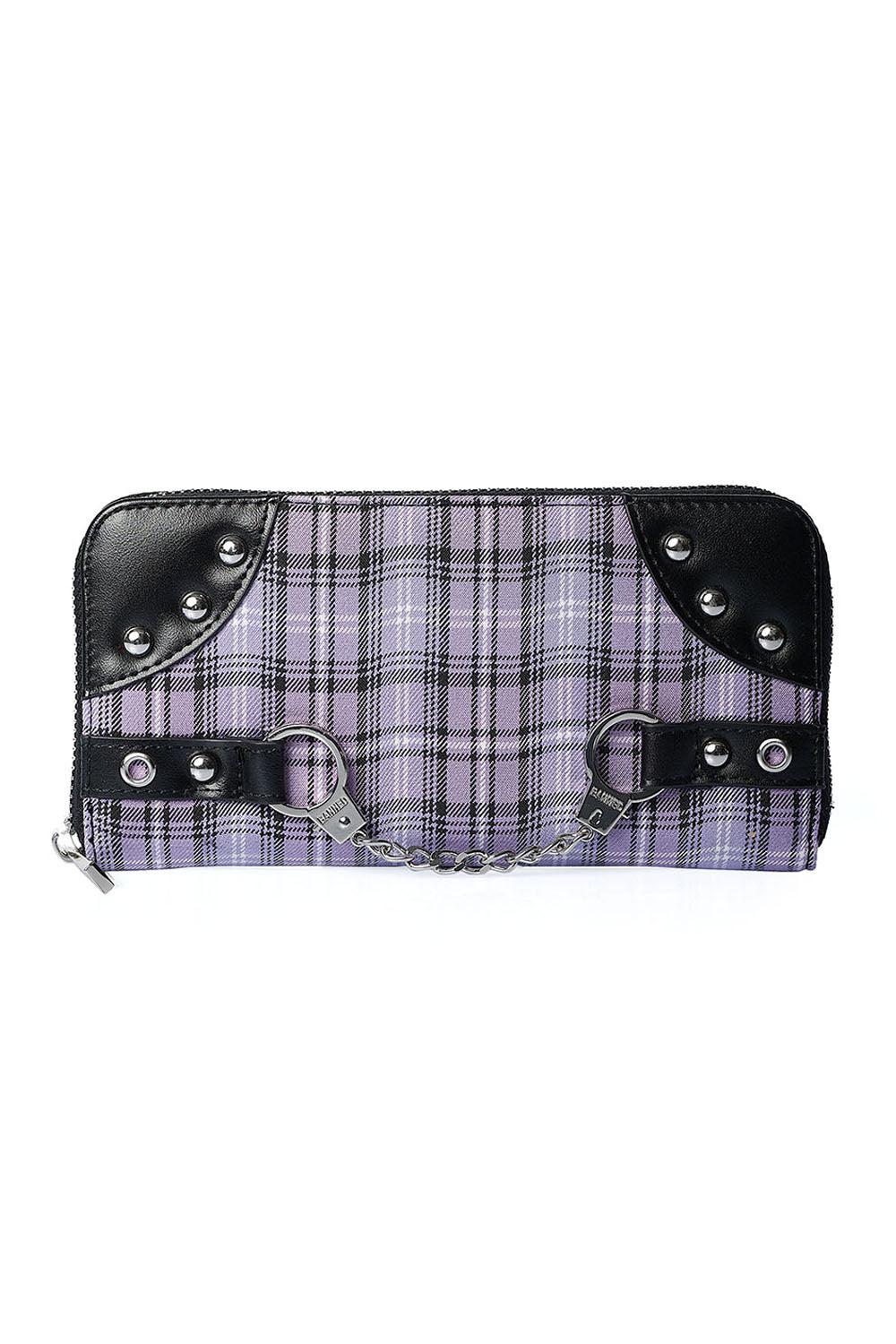 Tartan Handcuff Wallet-Banned-Dark Fashion Clothing