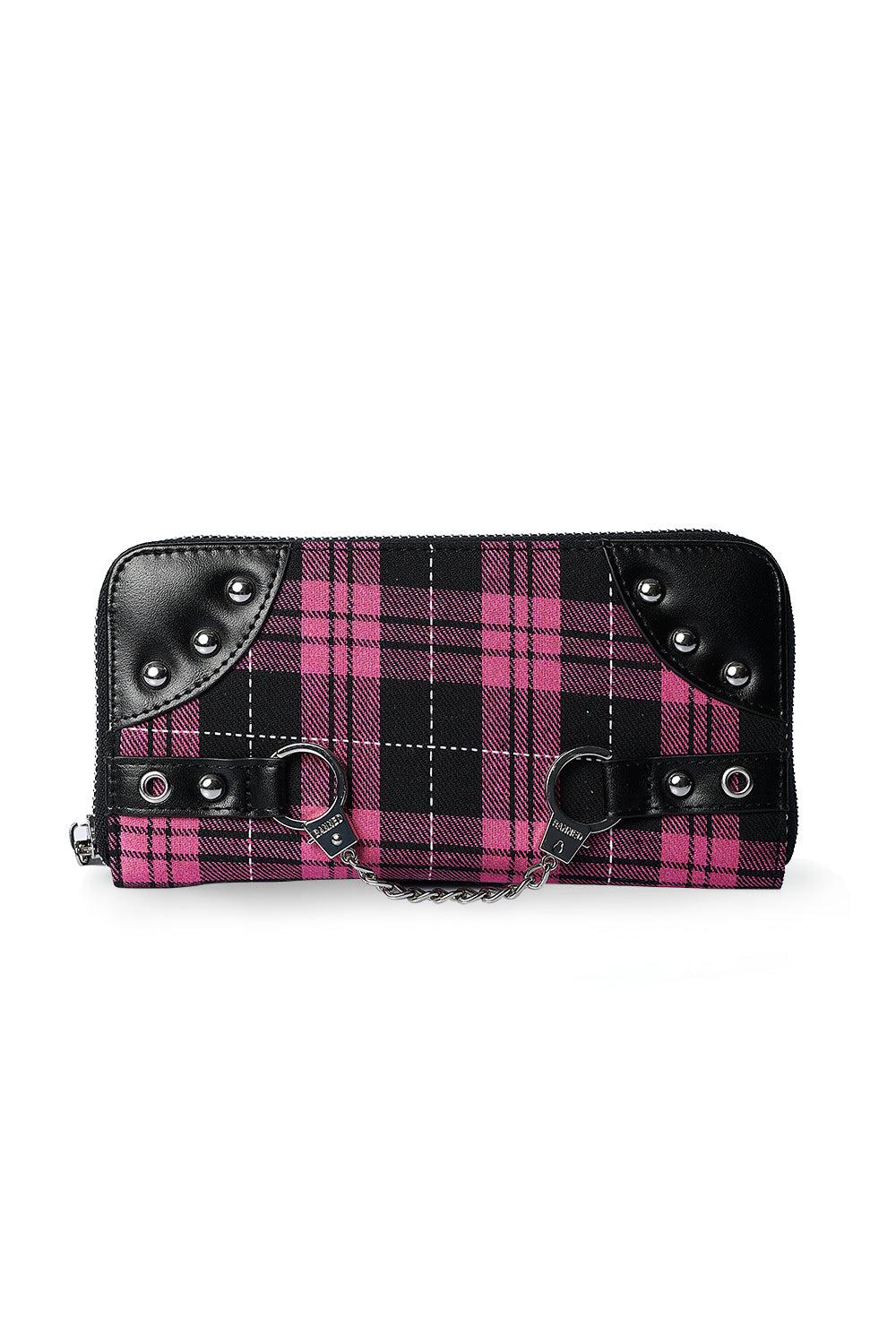 Tartan Handcuff Wallet-Banned-Dark Fashion Clothing