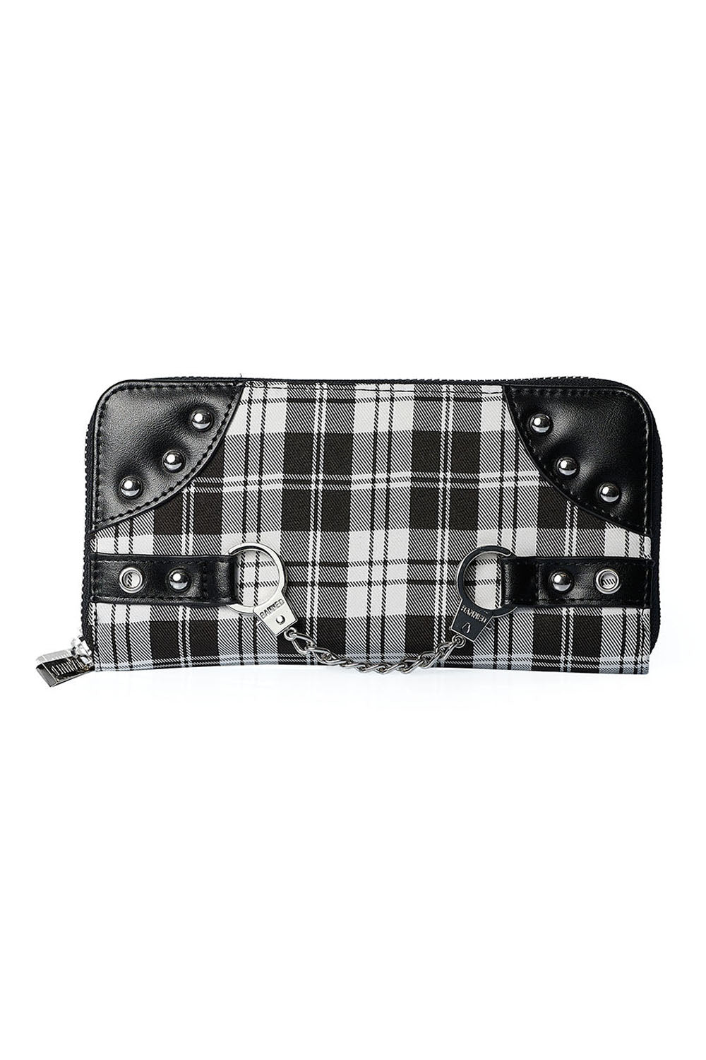 Tartan Handcuff Wallet-Banned-Dark Fashion Clothing