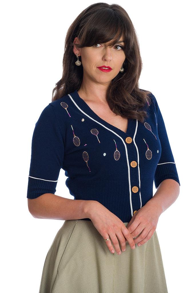 Tennis Club Cardigan-Banned-Dark Fashion Clothing