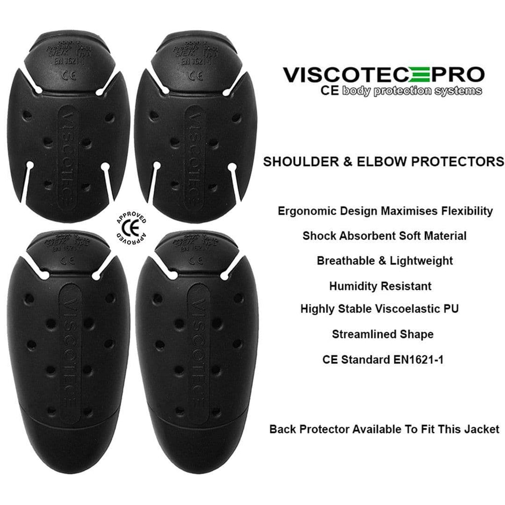 Trojan Armoured Leather Motorcycle Jacket-Skintan Leather-Dark Fashion Clothing