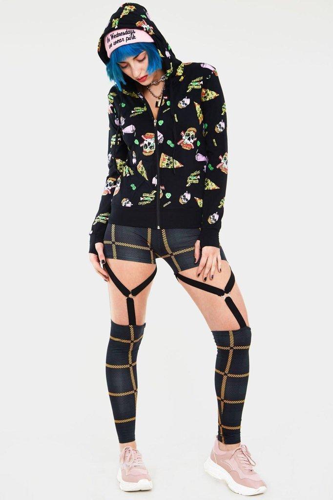 Twisted Fast Food Hoodie-Jawbreaker-Dark Fashion Clothing