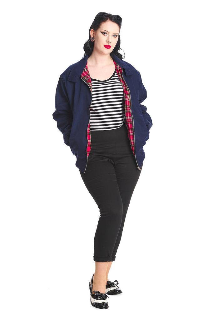 Unisex Harrington Jacket-Banned-Dark Fashion Clothing