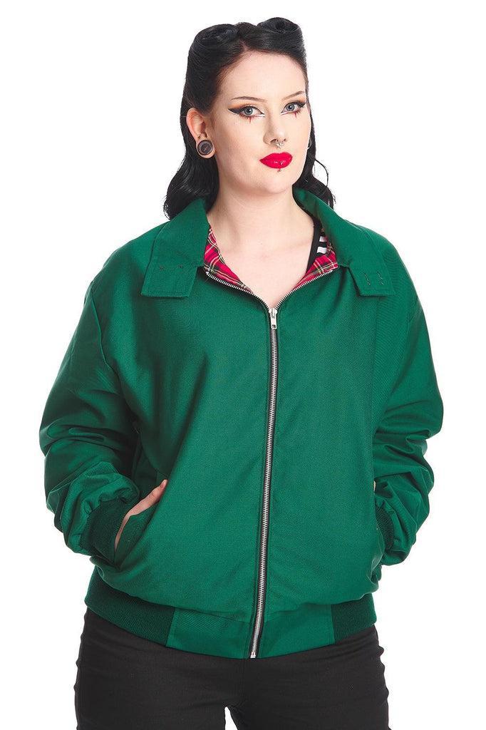 Unisex Harrington Jacket-Banned-Dark Fashion Clothing
