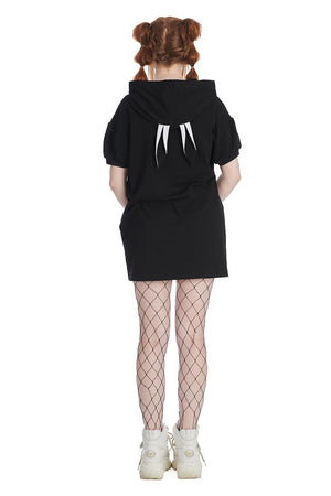 Usagi Hoodie-Banned-Dark Fashion Clothing