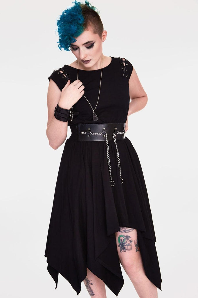 Vampire Midi Dress-Jawbreaker-Dark Fashion Clothing