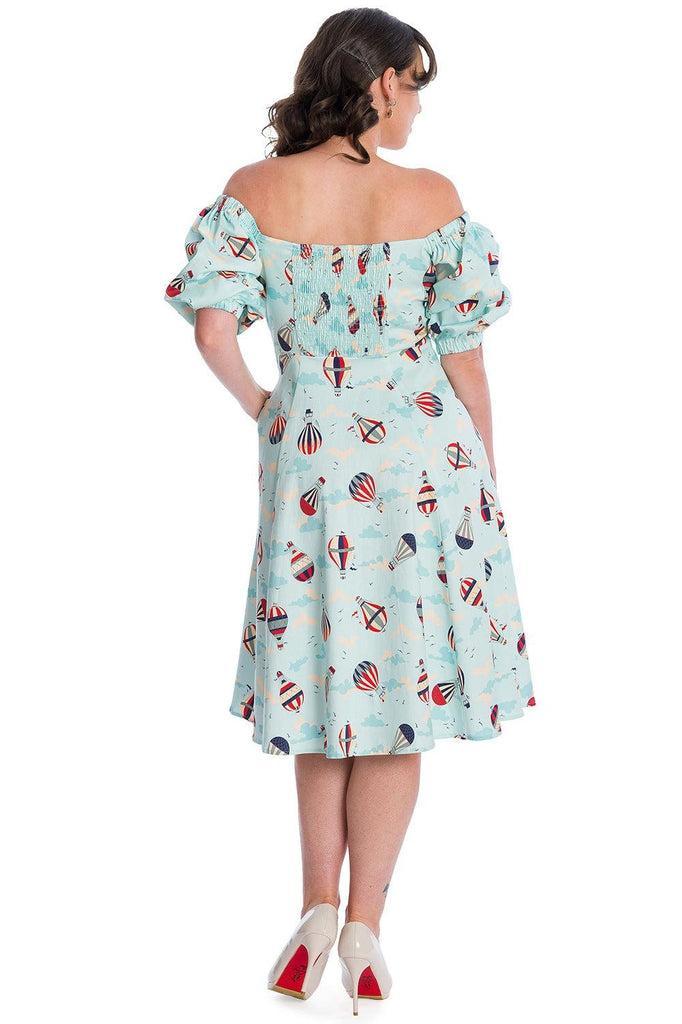 Vintage Globe Dress-Banned-Dark Fashion Clothing