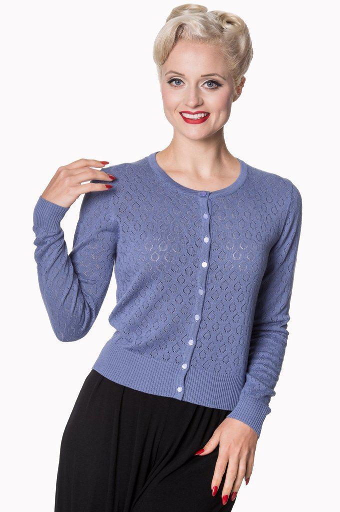 Watch Out Cardigan-Banned-Dark Fashion Clothing