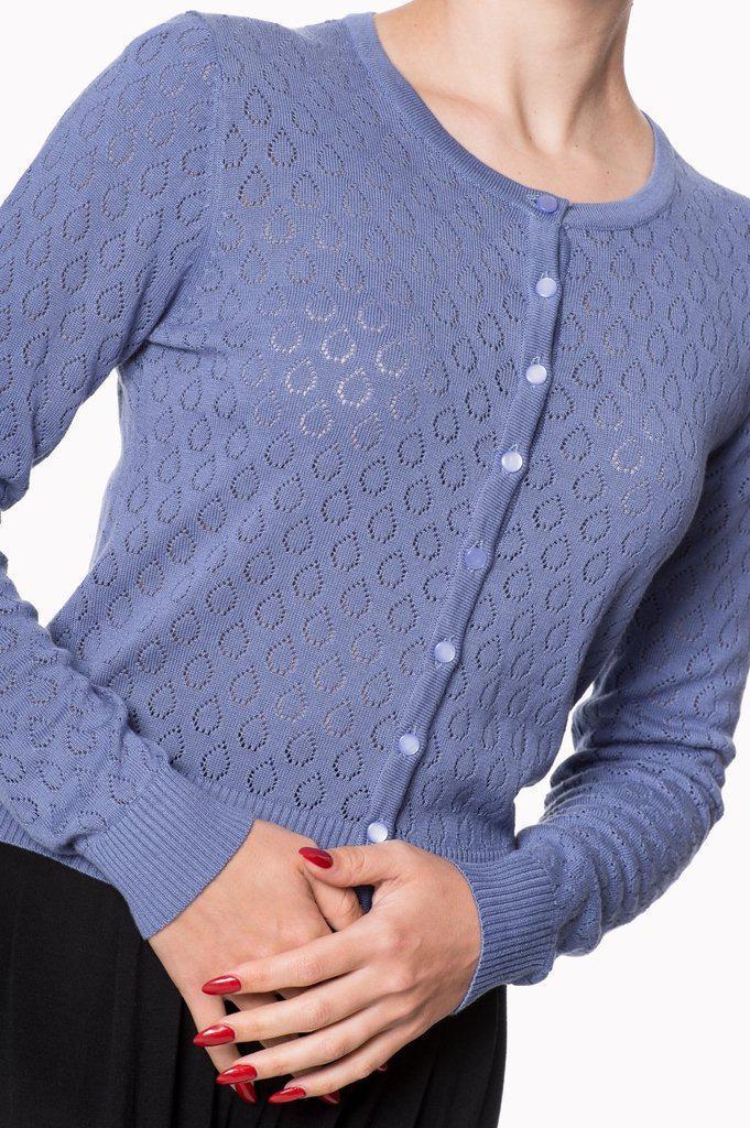 Watch Out Cardigan-Banned-Dark Fashion Clothing