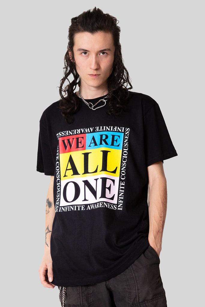We Are All One T-Shirt - Unisex-Long Clothing-Dark Fashion Clothing
