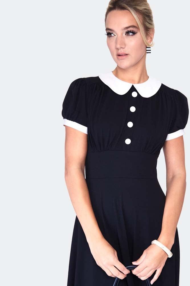 Wednesday Babydoll Dress-Voodoo Vixen-Dark Fashion Clothing