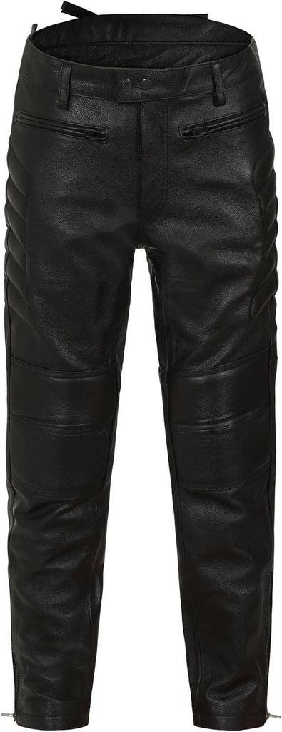 Zolder Motorbike Trousers - CE Armoured-Skintan Leather-Dark Fashion Clothing