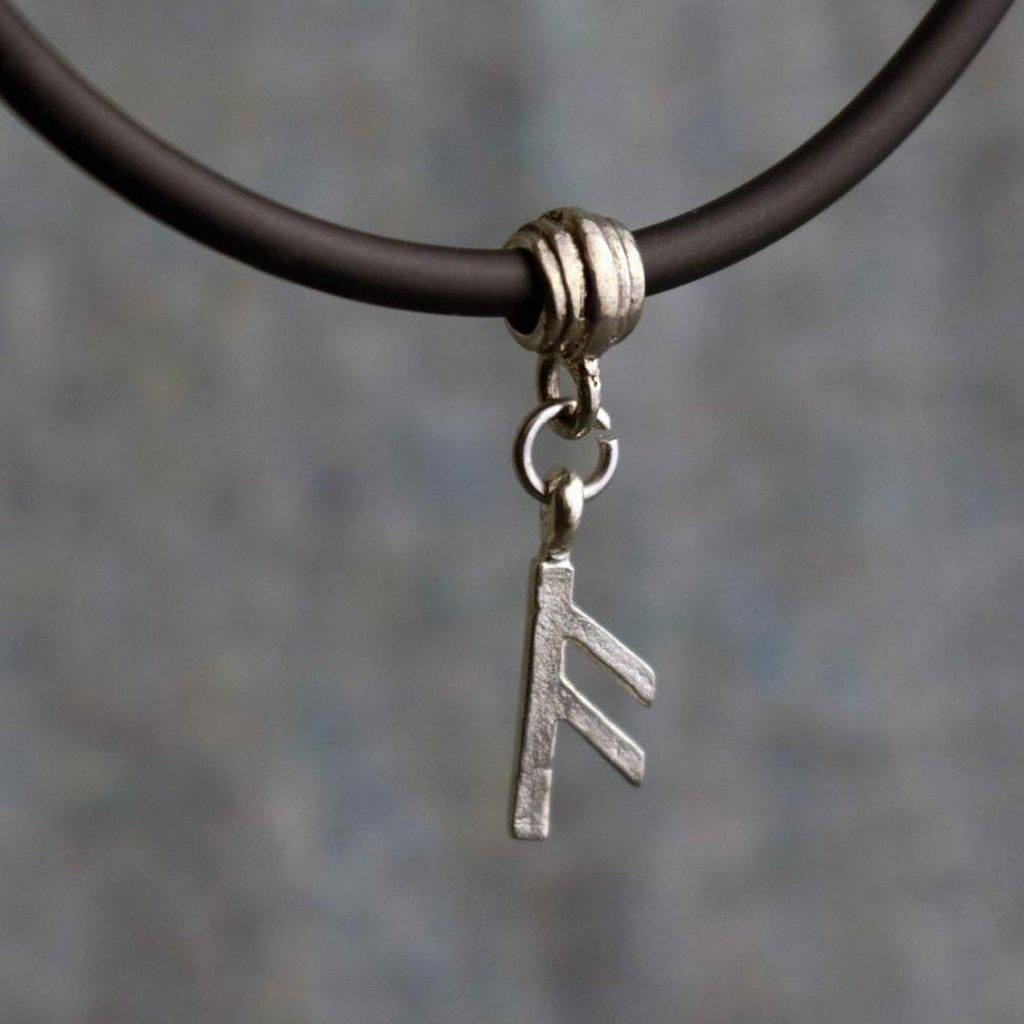 Asgard Ansuz Rune Pendant-Asgard-Dark Fashion Clothing