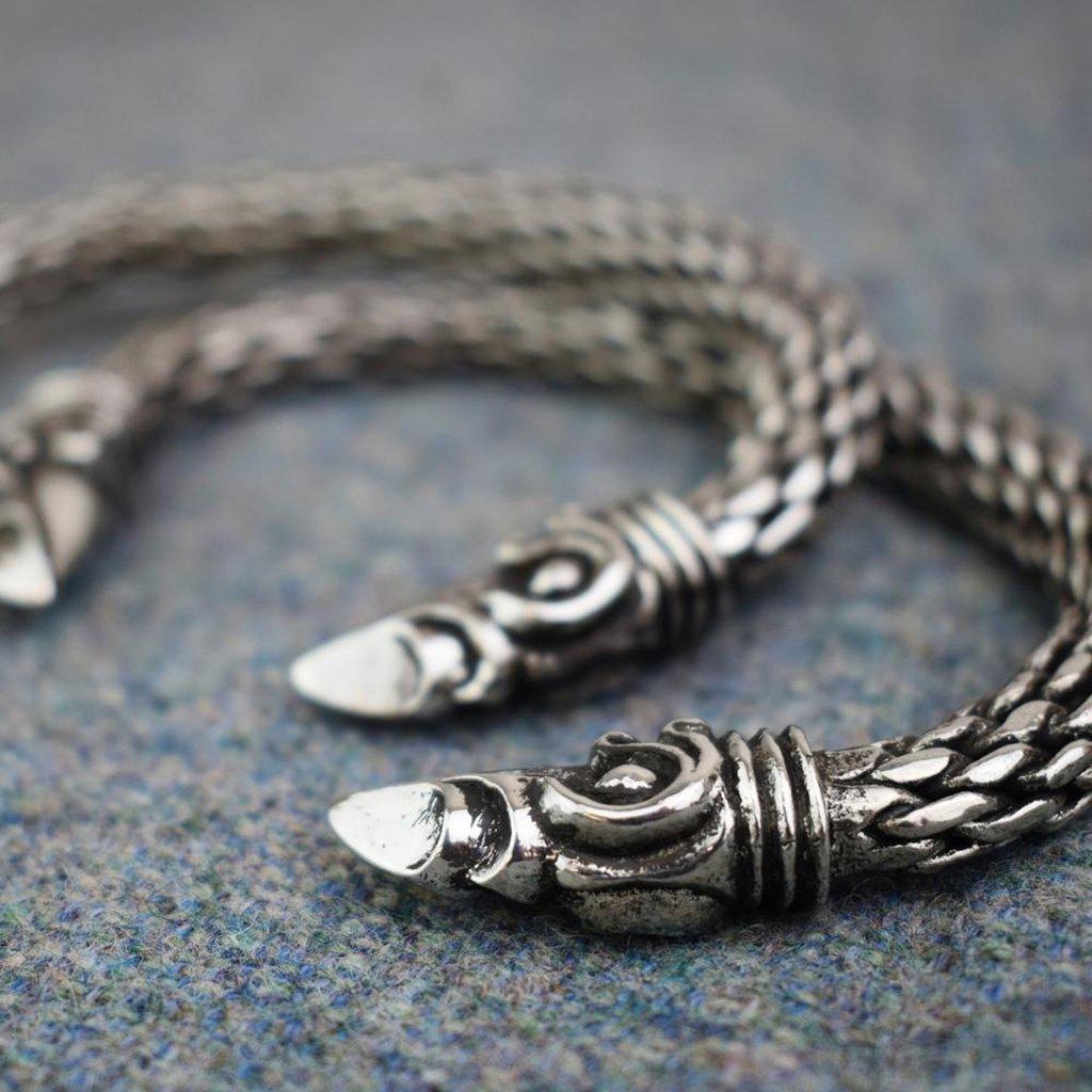 Asgard Chunky Odin's Raven Bracelet #2-Asgard-Dark Fashion Clothing