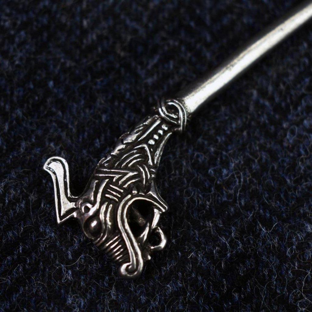Asgard Hedeby Dragon Headed Pin-Asgard-Dark Fashion Clothing