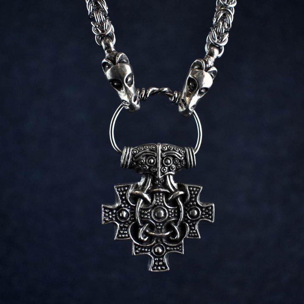 Asgard Hiddensee Pendant on Dragon Chain-Asgard-Dark Fashion Clothing