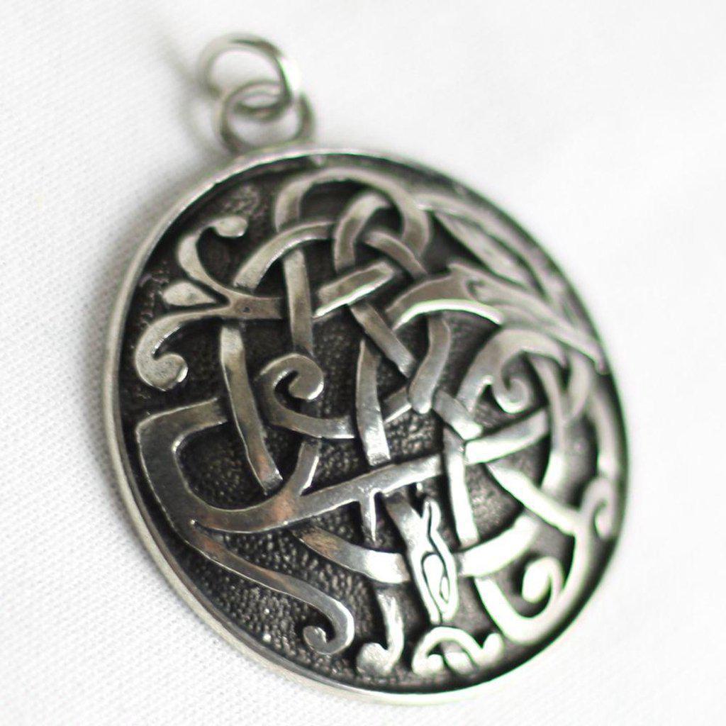 Asgard Kells serpent Beast Celtic Pendant-Asgard-Dark Fashion Clothing