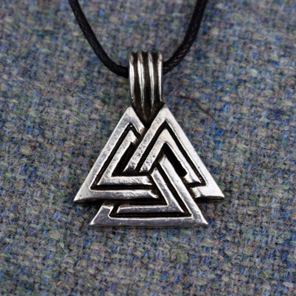 Asgard Large Valknut Pendant-Asgard-Dark Fashion Clothing