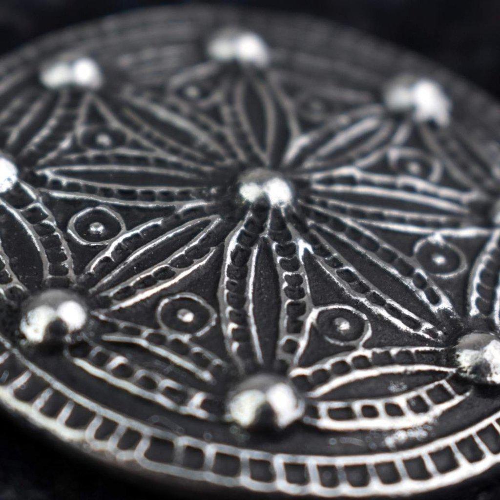 Asgard Medium York Disc Brooch-Asgard-Dark Fashion Clothing