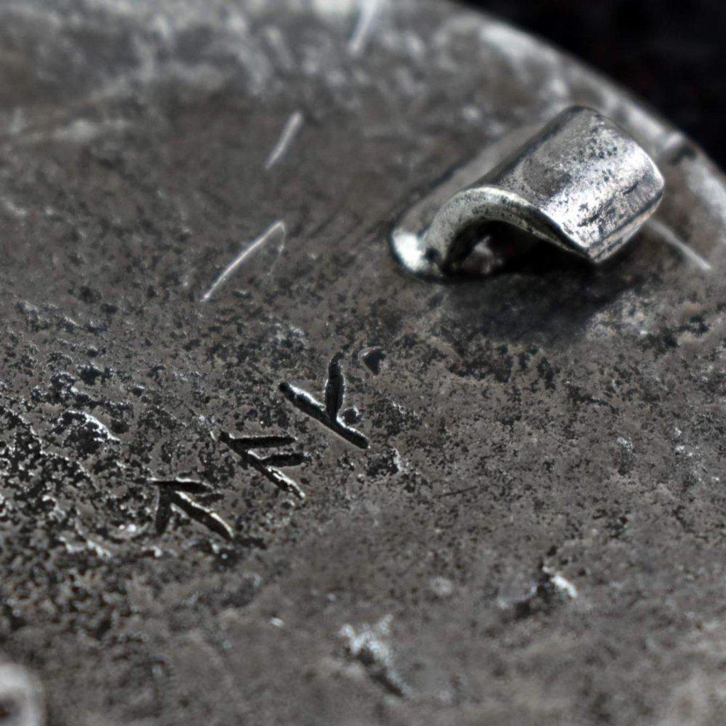 Asgard Medium York Disc Brooch-Asgard-Dark Fashion Clothing