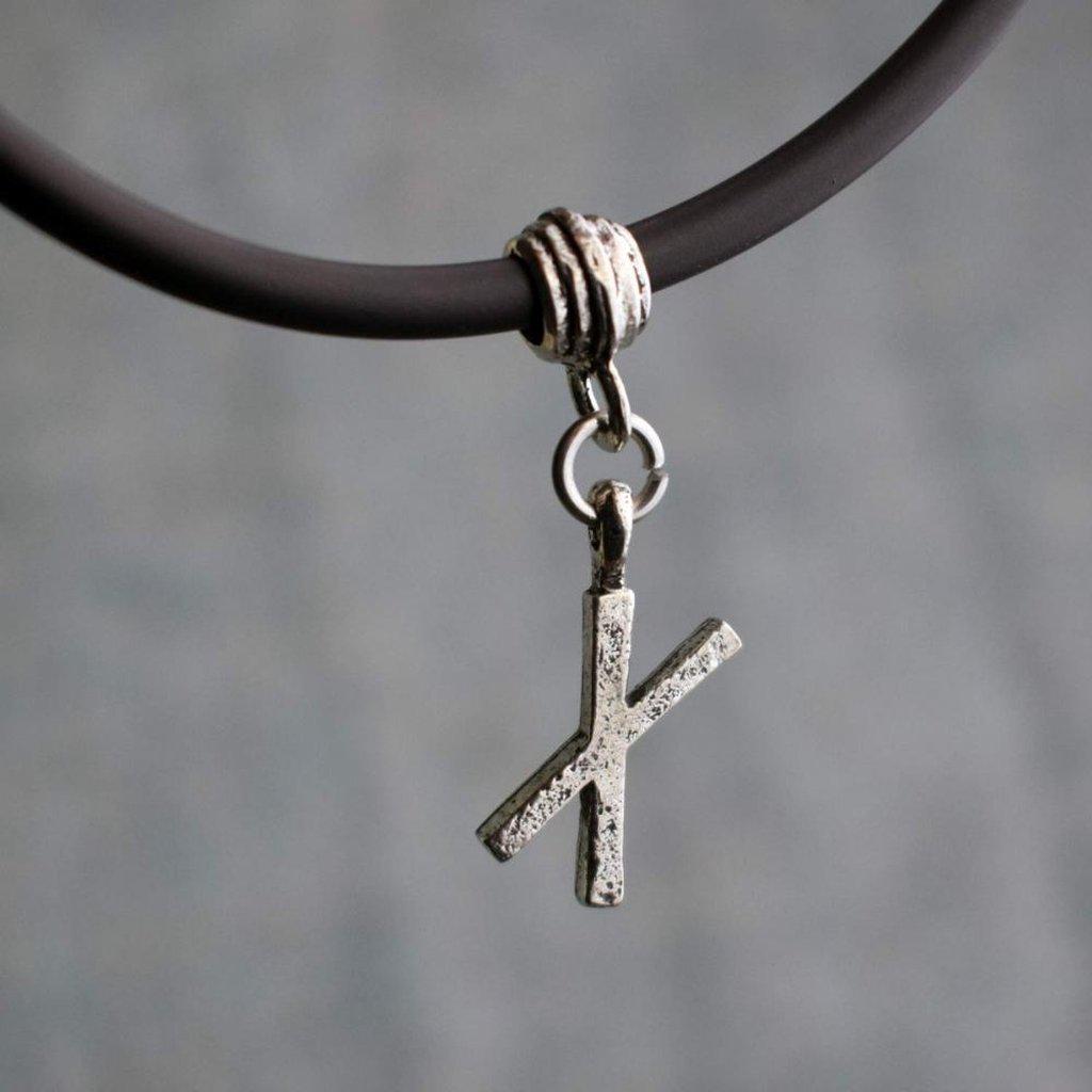 Asgard Naudiz Rune Pendant-Asgard-Dark Fashion Clothing