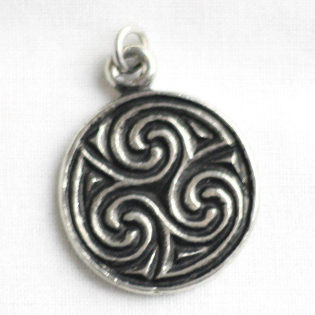 Asgard Pictish Spiral Pendant-Asgard-Dark Fashion Clothing