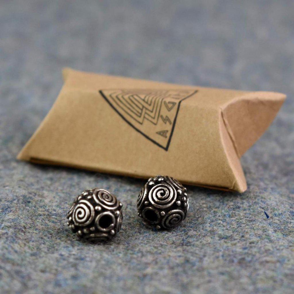 Asgard Spiral Granulated Bead-Asgard-Dark Fashion Clothing