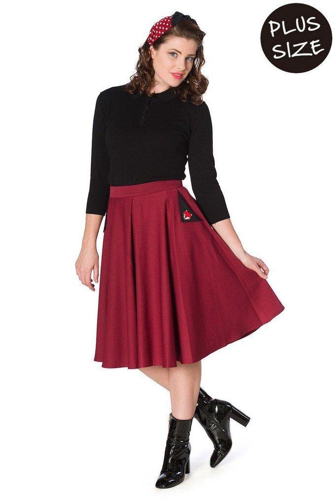 Audry Button Knit Top-Banned-Dark Fashion Clothing