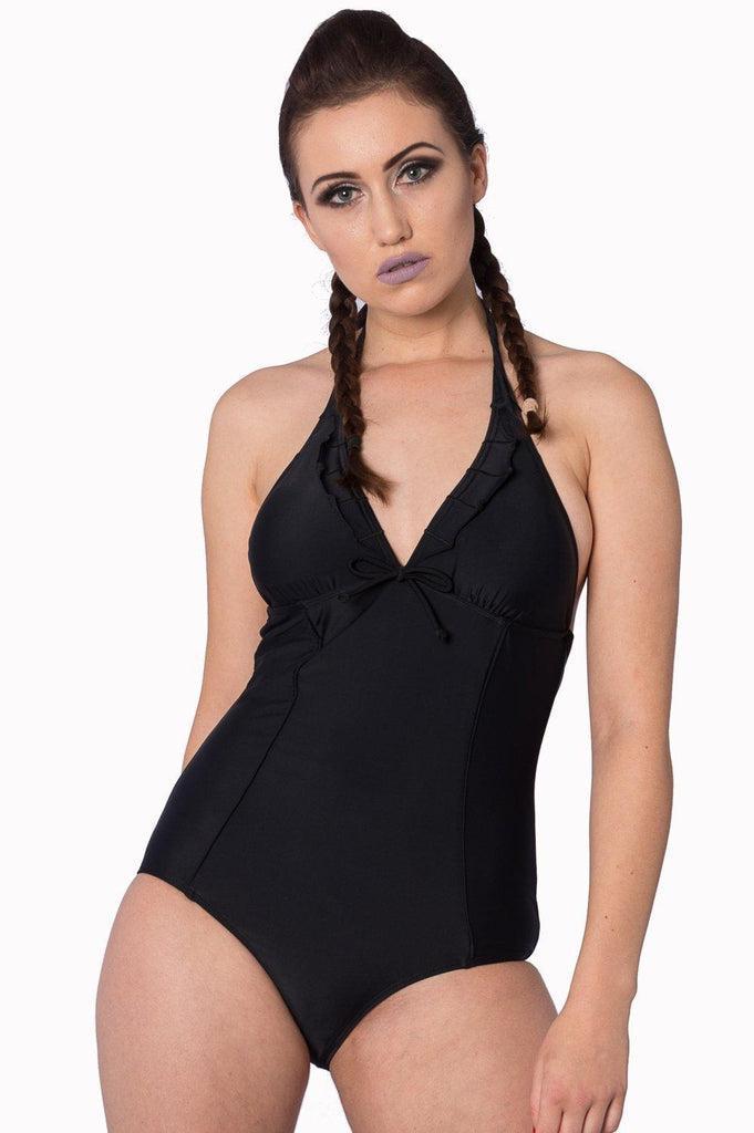 Bell Tower Bat One Piece-Banned-Dark Fashion Clothing