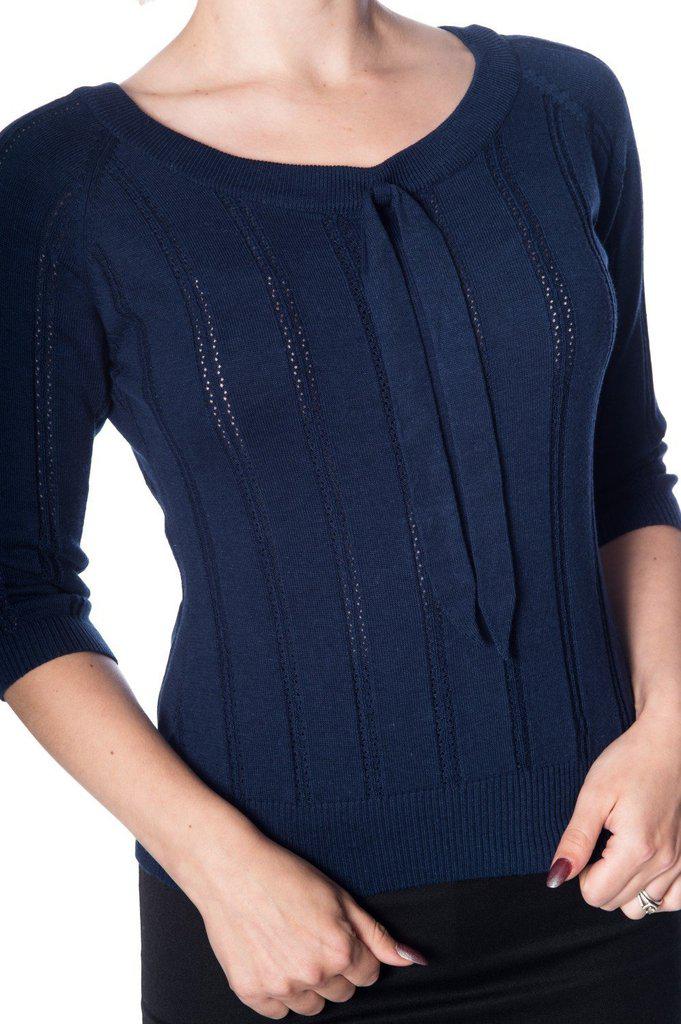 Belle Bow Piontelle Top-Banned-Dark Fashion Clothing