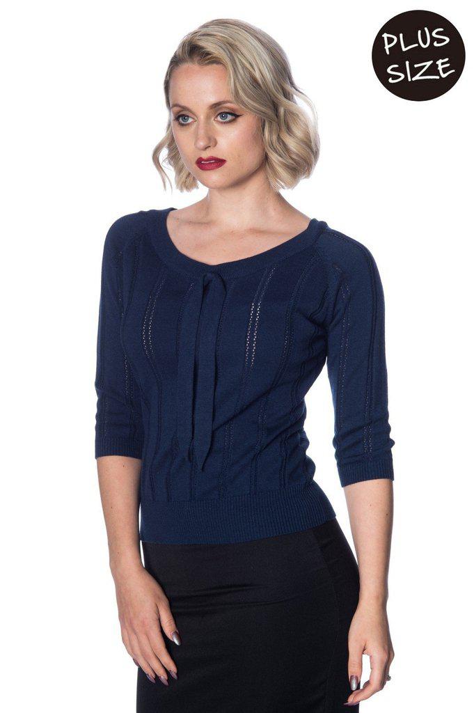 Belle Bow Piontelle Top-Banned-Dark Fashion Clothing