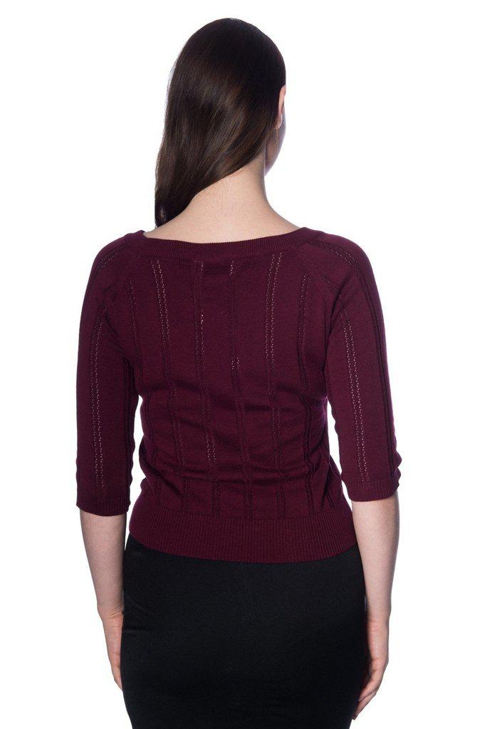 Belle Bow Piontelle Top-Banned-Dark Fashion Clothing