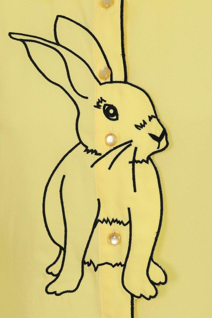 Bunny Hop Blouse-Banned-Dark Fashion Clothing