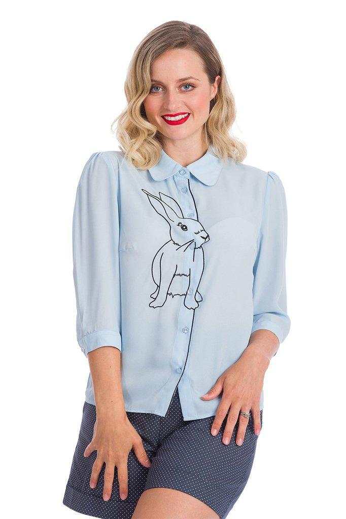 Bunny Hop Blouse-Banned-Dark Fashion Clothing
