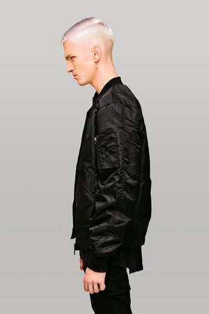 By Any Means MA1 Jacket - Unisex-Long Clothing-Dark Fashion Clothing