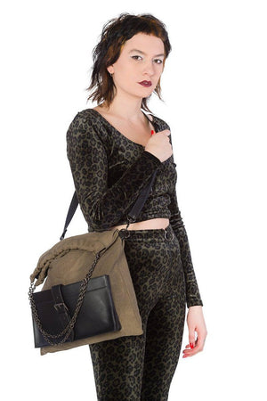 Caligo Shoulder Bag-Banned-Dark Fashion Clothing