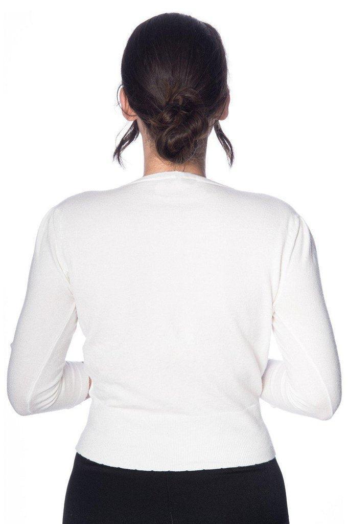 Cat Scallop Collar Cardi-Banned-Dark Fashion Clothing