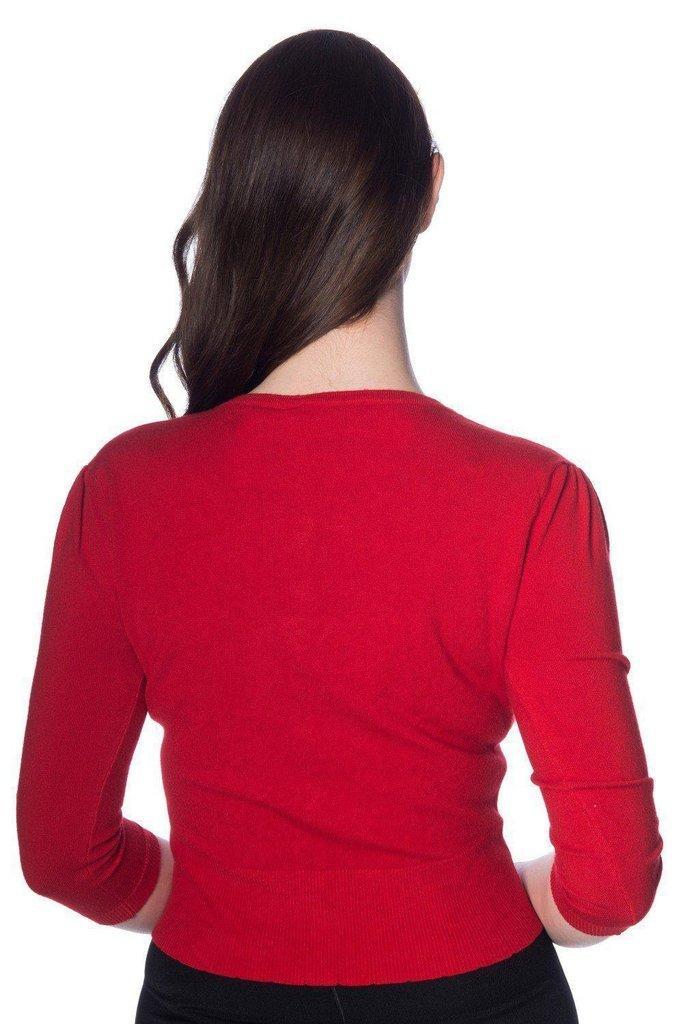 Cat Scallop Collar Cardi-Banned-Dark Fashion Clothing