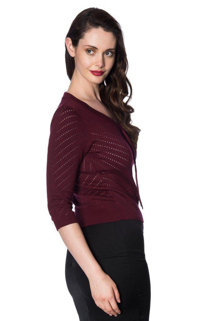 Charlie Chevron Top-Banned-Dark Fashion Clothing