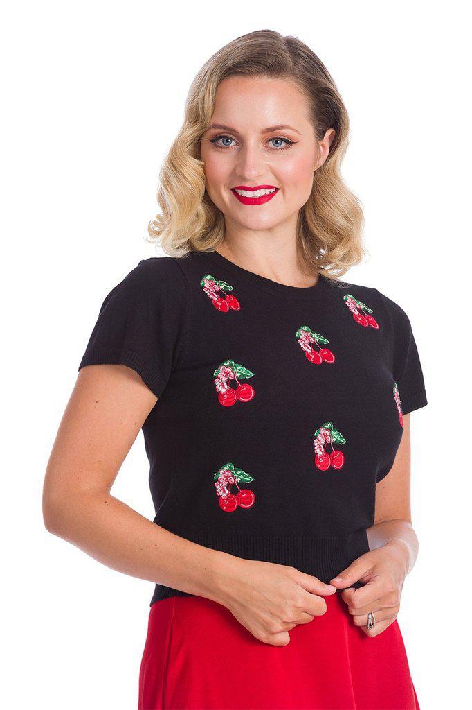 Cherry Berry Jumper-Banned-Dark Fashion Clothing