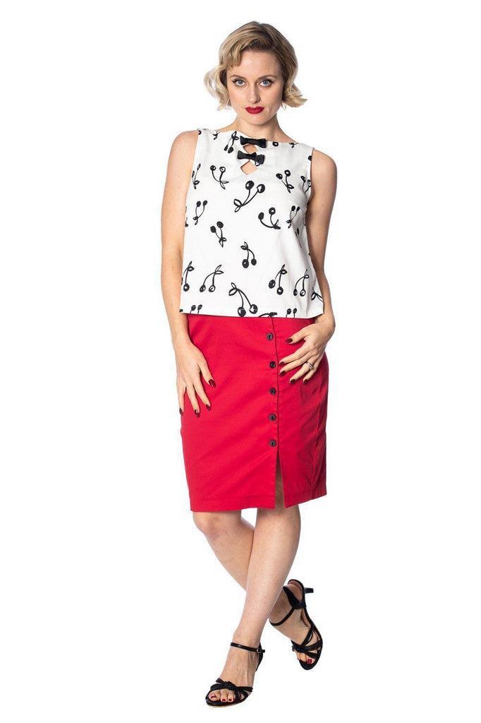 Cherry Pop Top-Banned-Dark Fashion Clothing