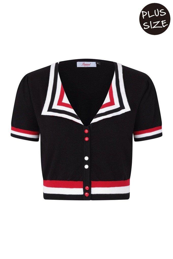 Collar Sailor Top-Banned-Dark Fashion Clothing