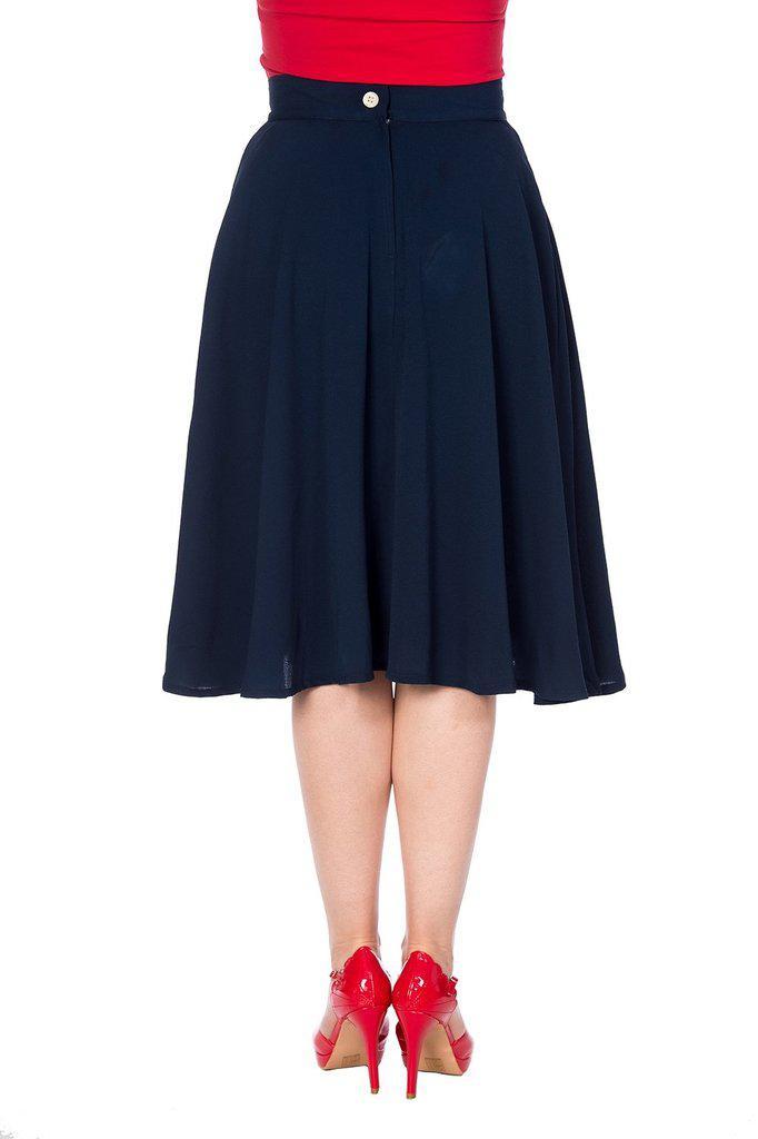 Cute As A Button Skirt-Banned-Dark Fashion Clothing