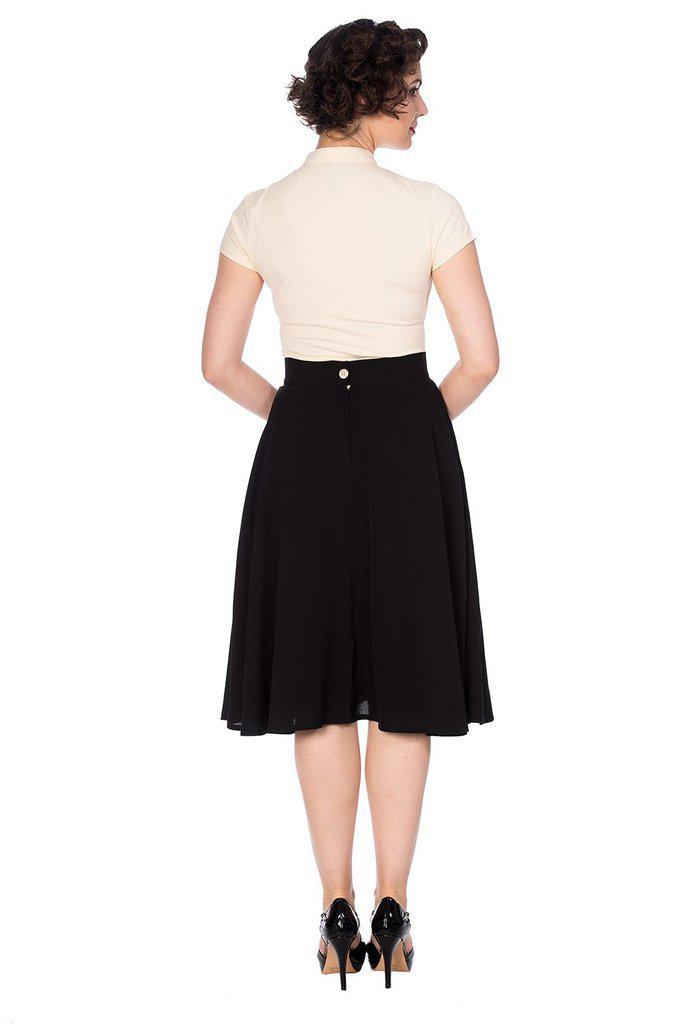 Cute As A Button Skirt-Banned-Dark Fashion Clothing